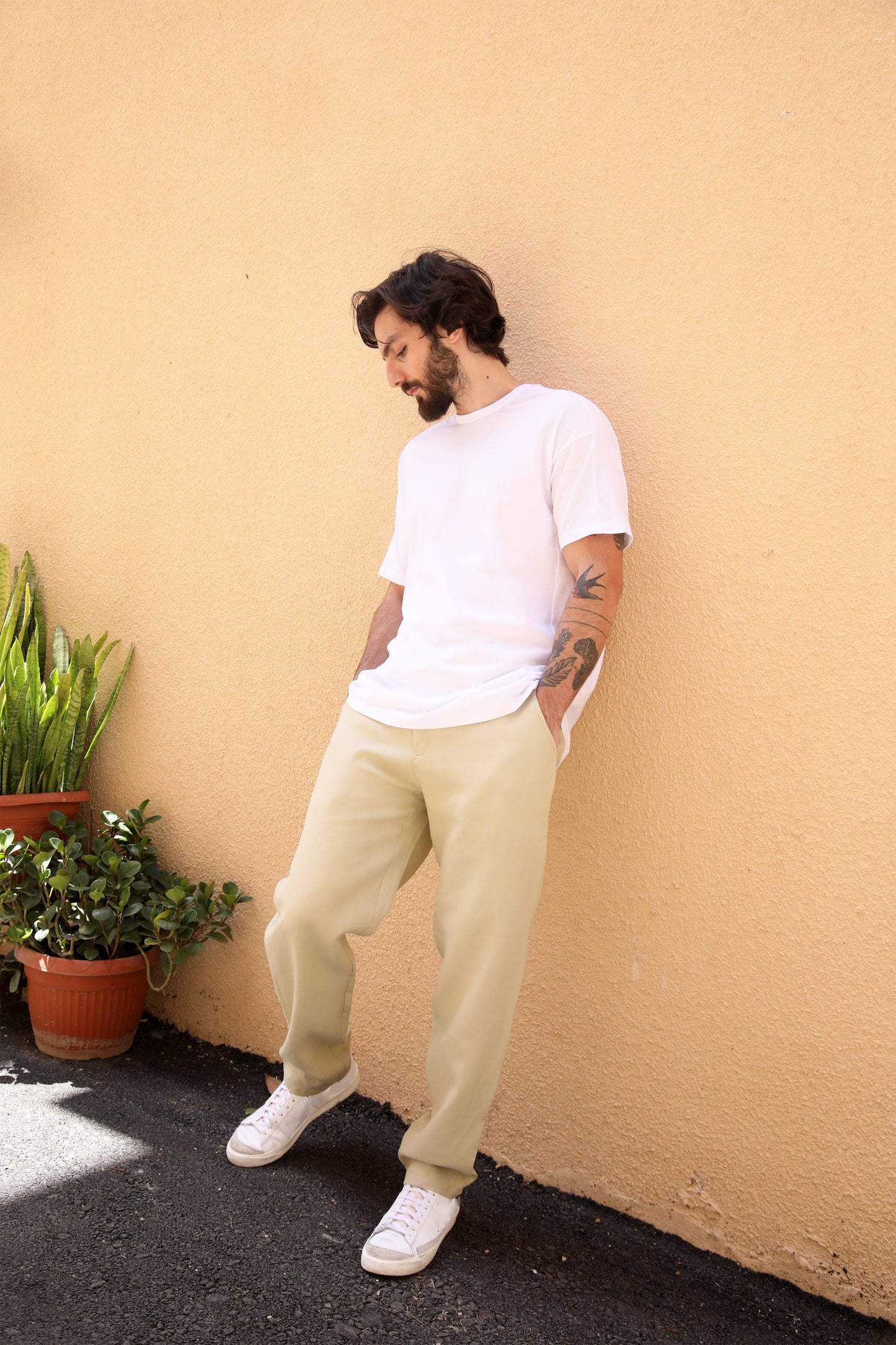 LINEN PANTS BEIGE