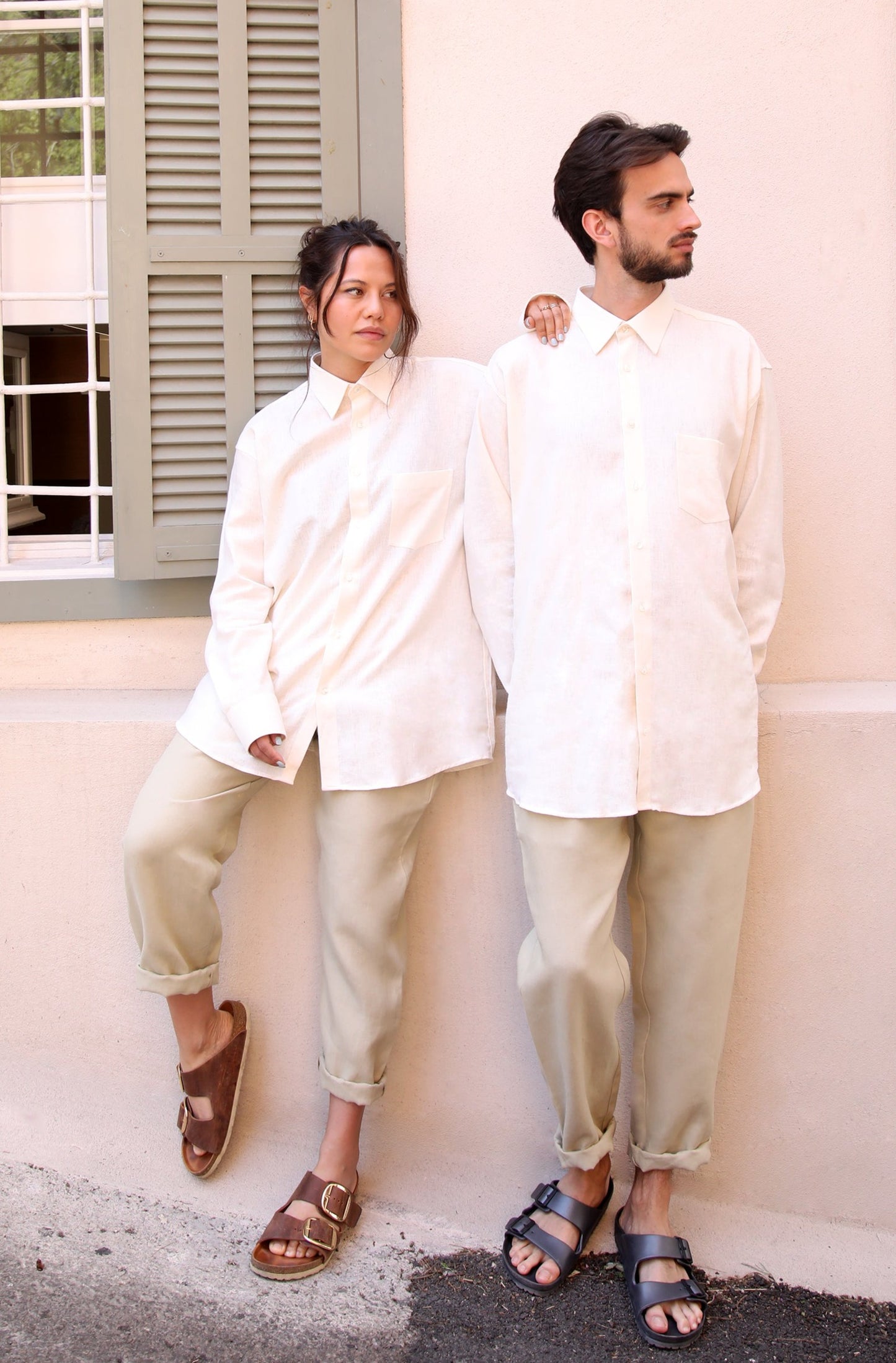 LINEN PANTS BEIGE