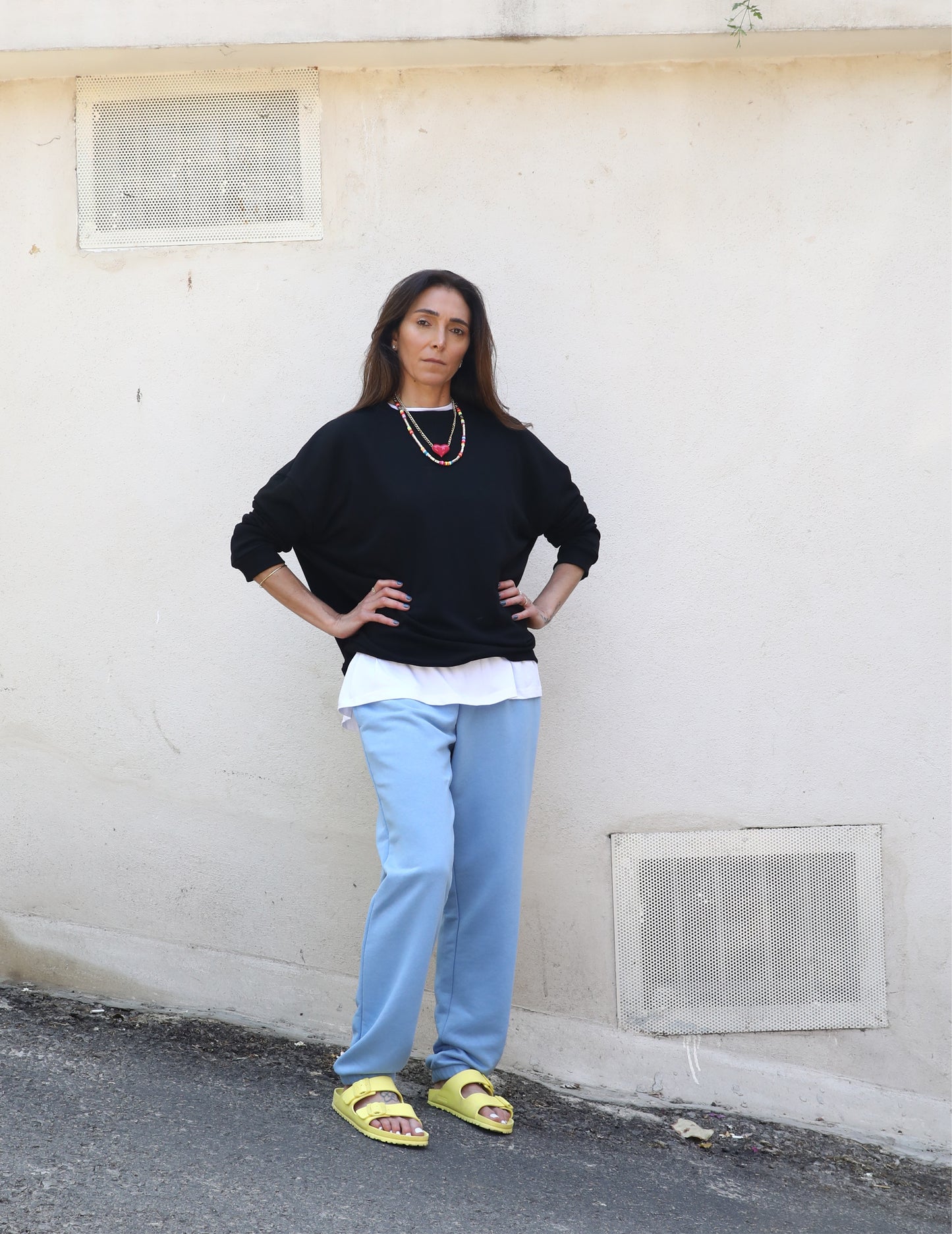 SAPPORO SWEATPANTS LIGHT BLUE