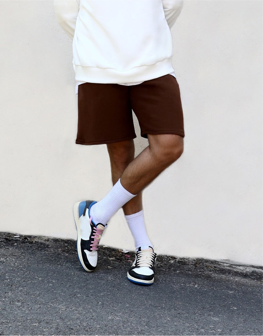 MIJIKAI SHORTS BROWN