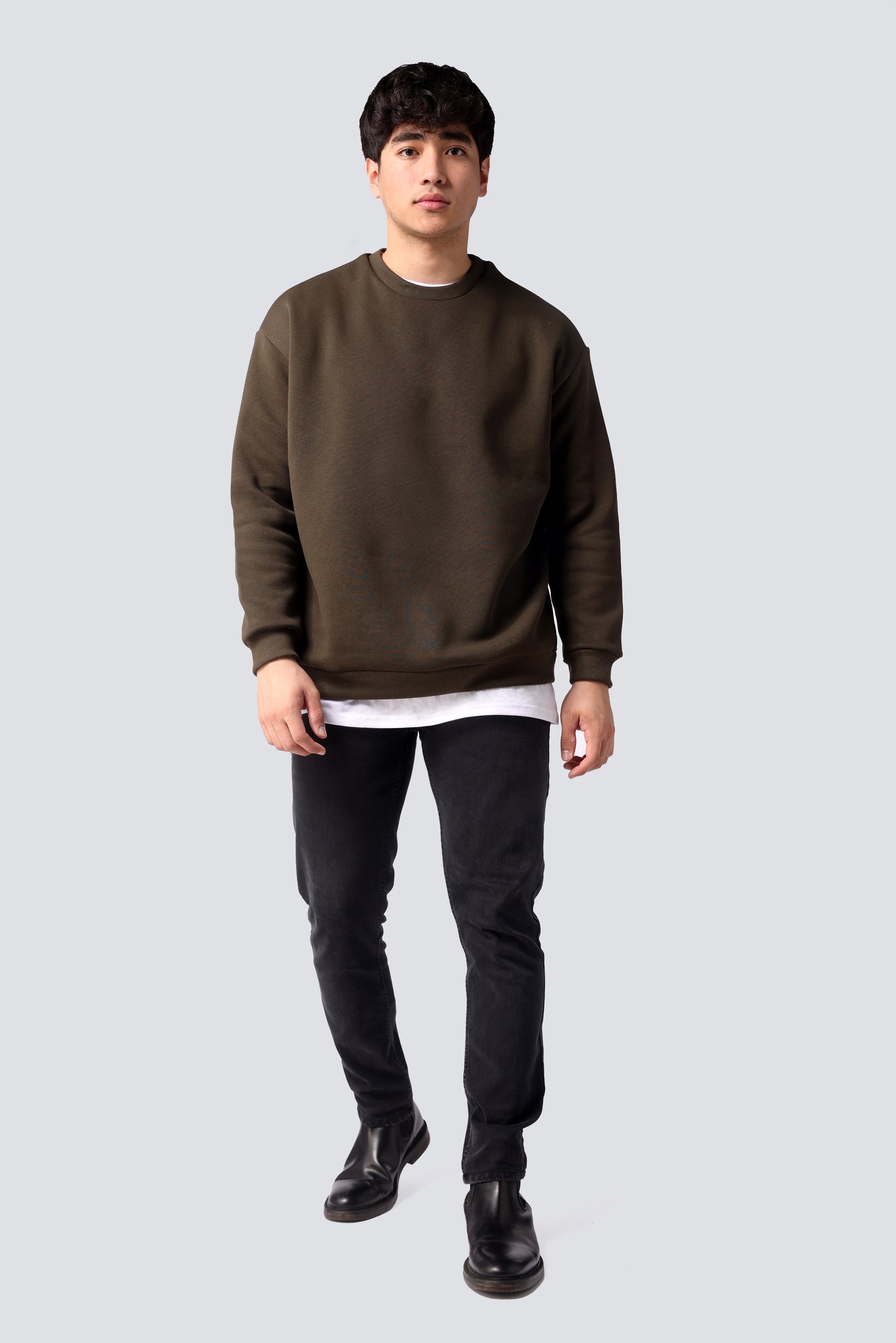 OVERSIZED SWEATSHIRT KAKI