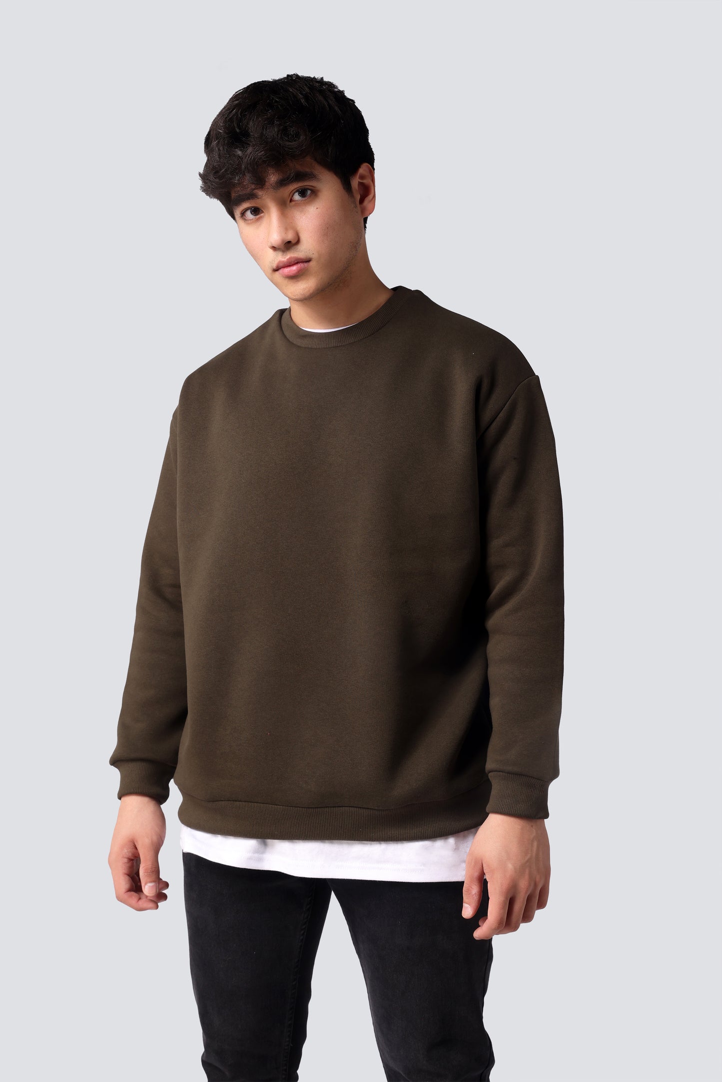OVERSIZED SWEATSHIRT KAKI