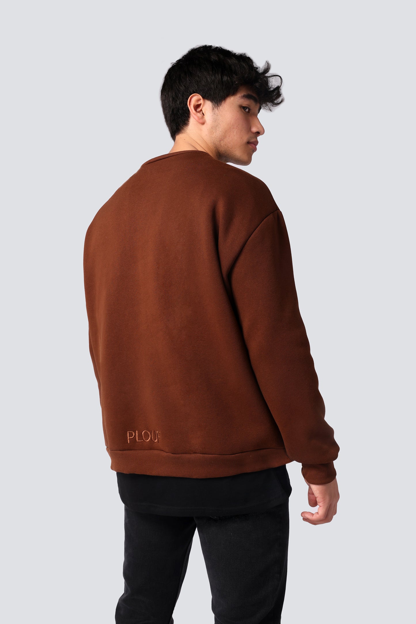 OVERSIZED SWEATSHIRT BROWN