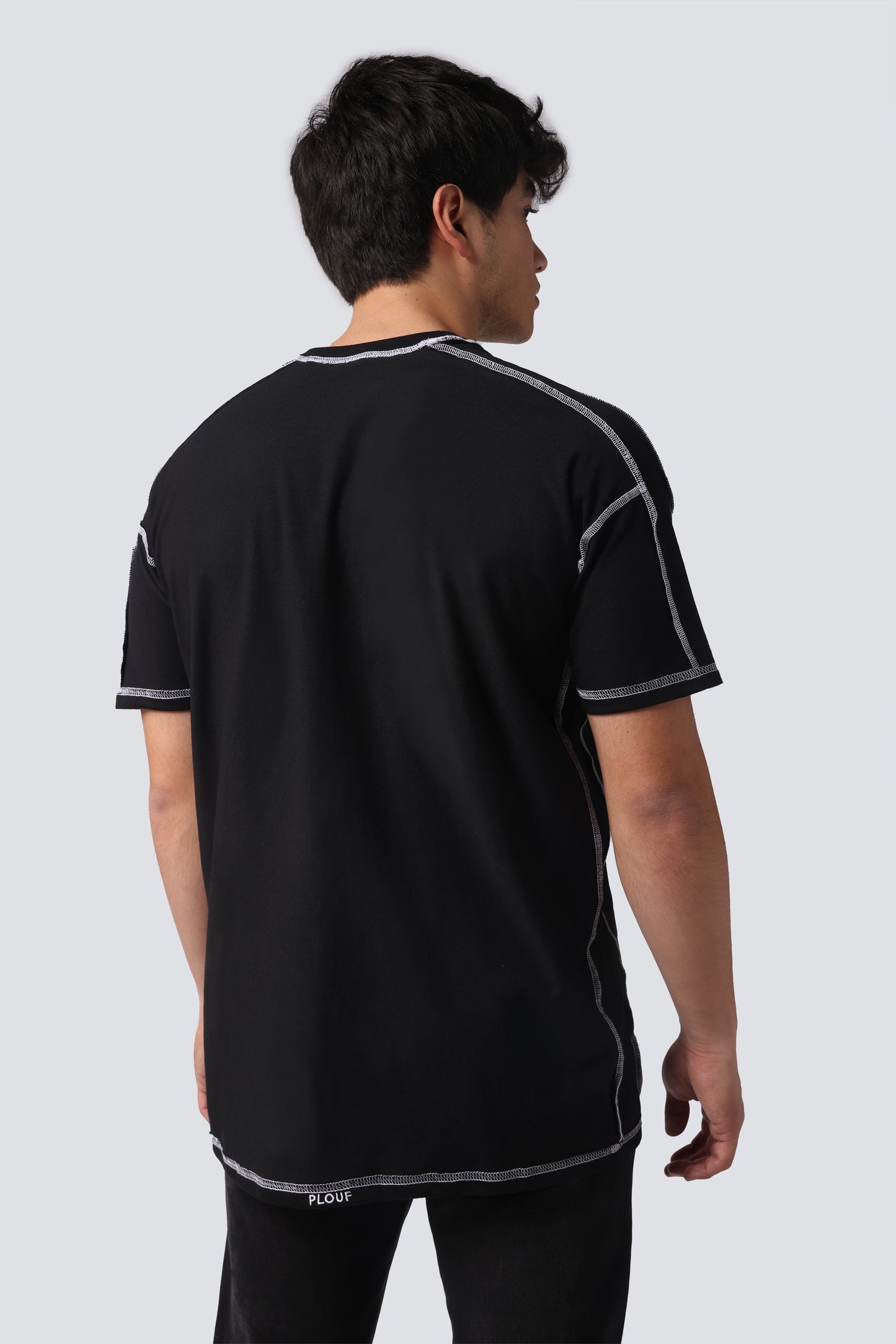 DEETAILS MATTER' T-SHIRT BLACK | REVERSIBLE