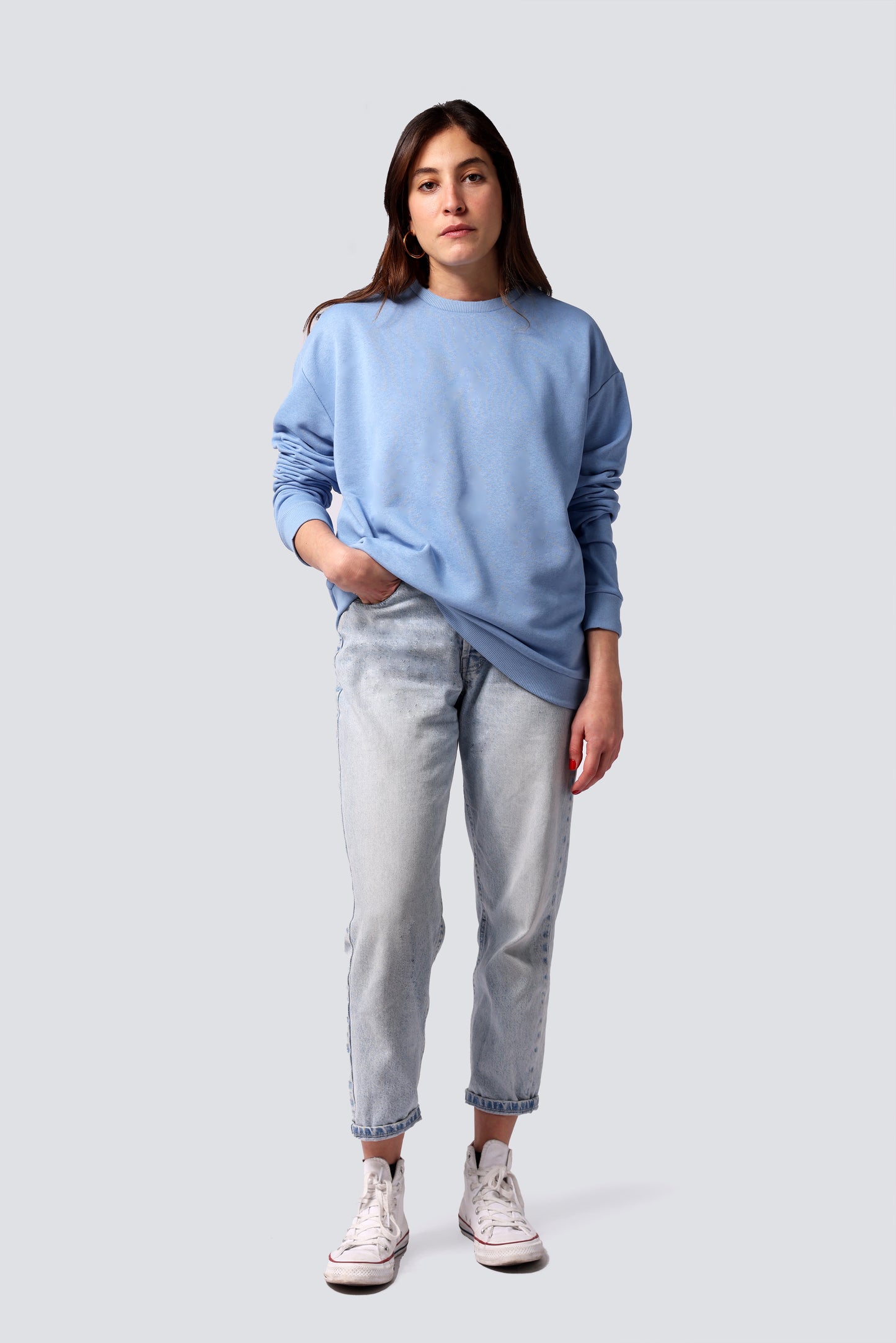 LEXO SWEATSHIRT LIGHT BLUE
