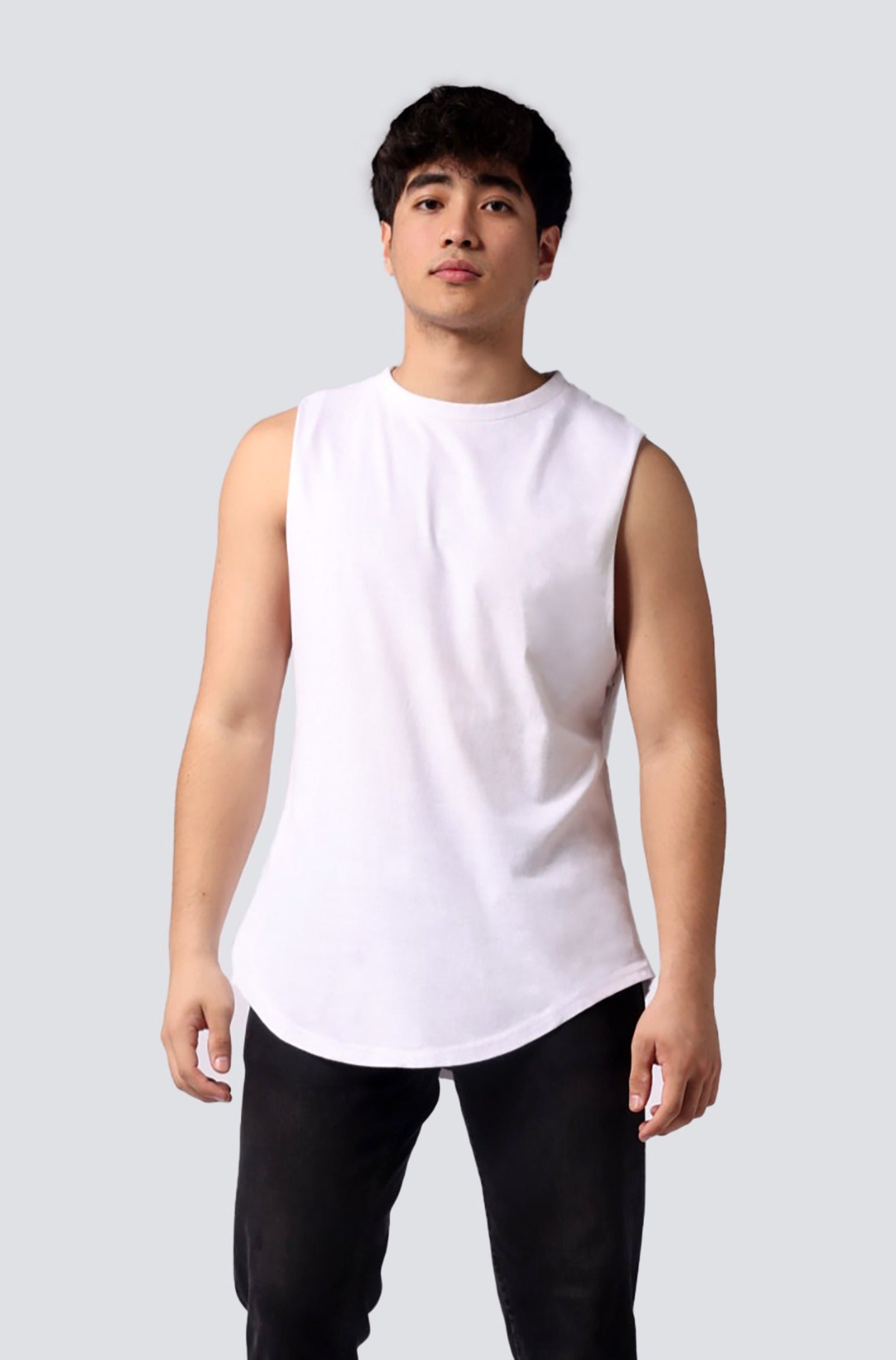 SLEEVELESS T-SHIRT WHITE