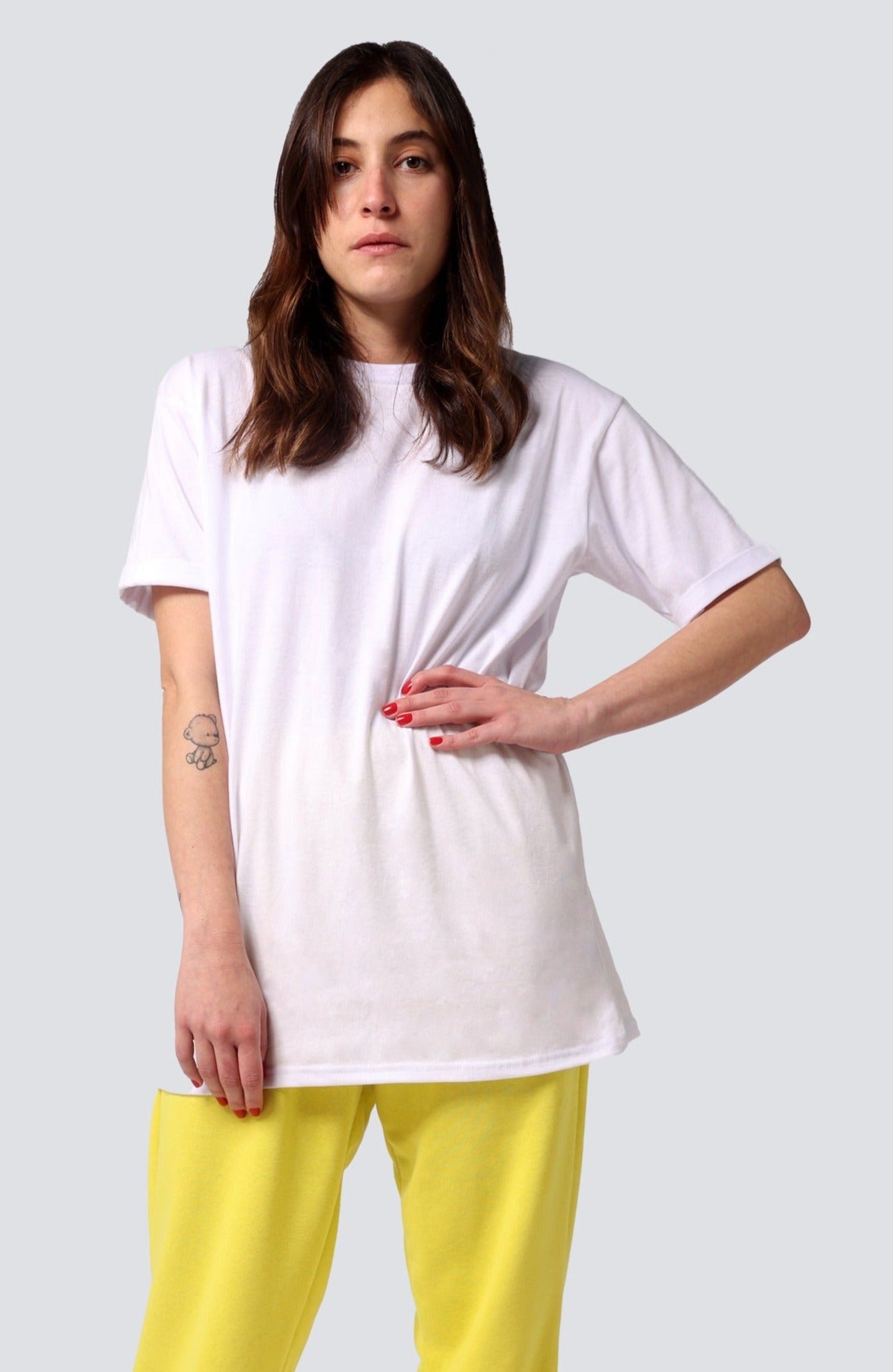 FOOTLOOSE’ T-SHIRT WHITE | REVERSED SLEEVES
