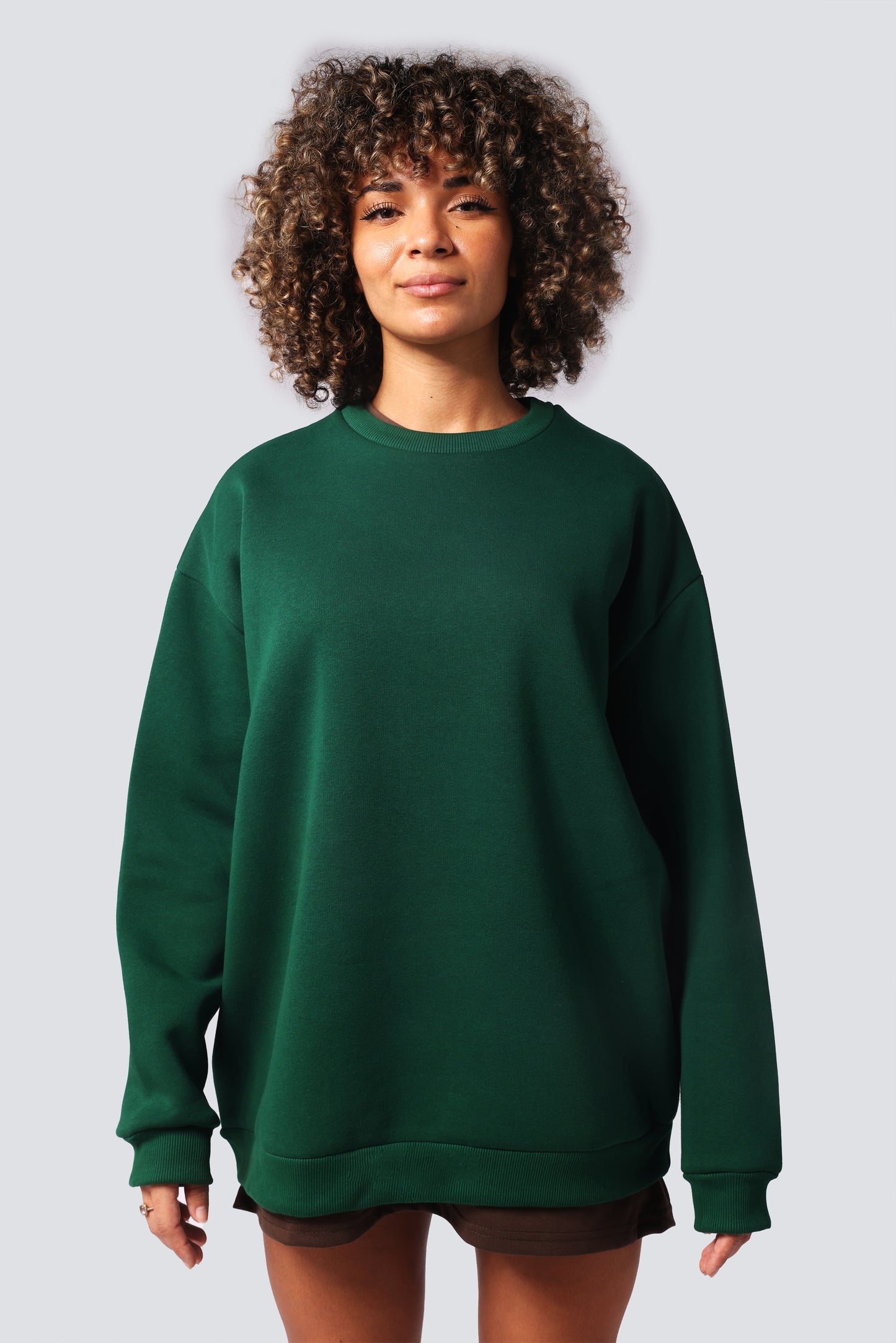 OVERSIZED SWEATSHIRT BOTTLE GREEN