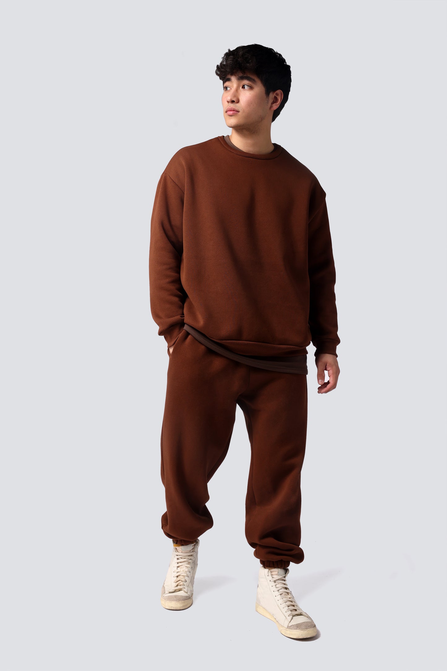 PUFFY SWEATPANTS BROWN