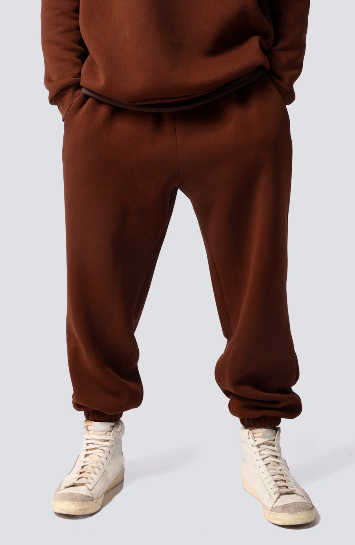 PUFFY SWEATPANTS BROWN