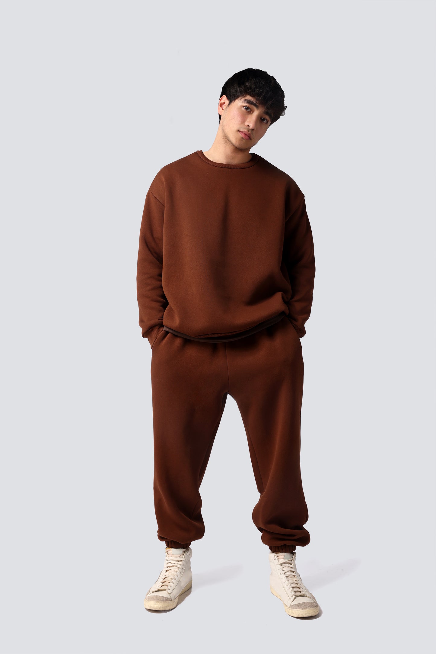 PUFFY SWEATPANTS BROWN