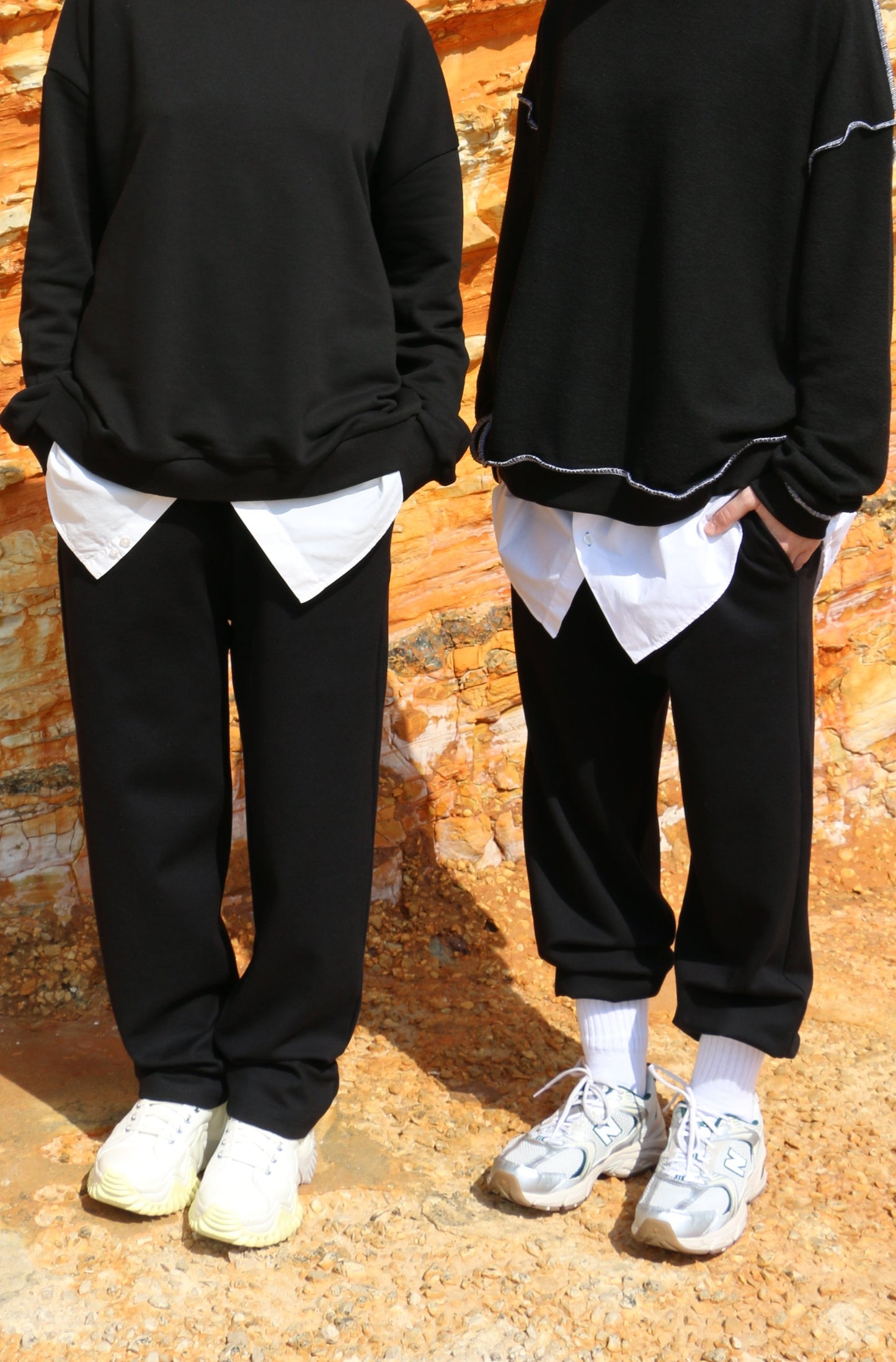 KIKU’ SWEATPANTS/PANTS BLACK