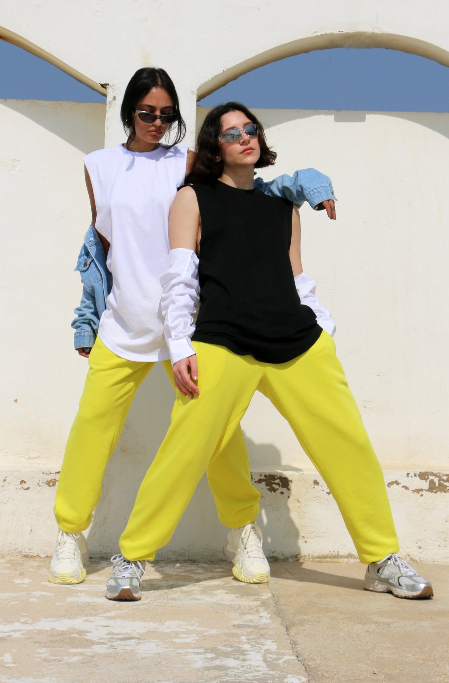 SAPPORO SWEATPANTS LEMON YELLOW