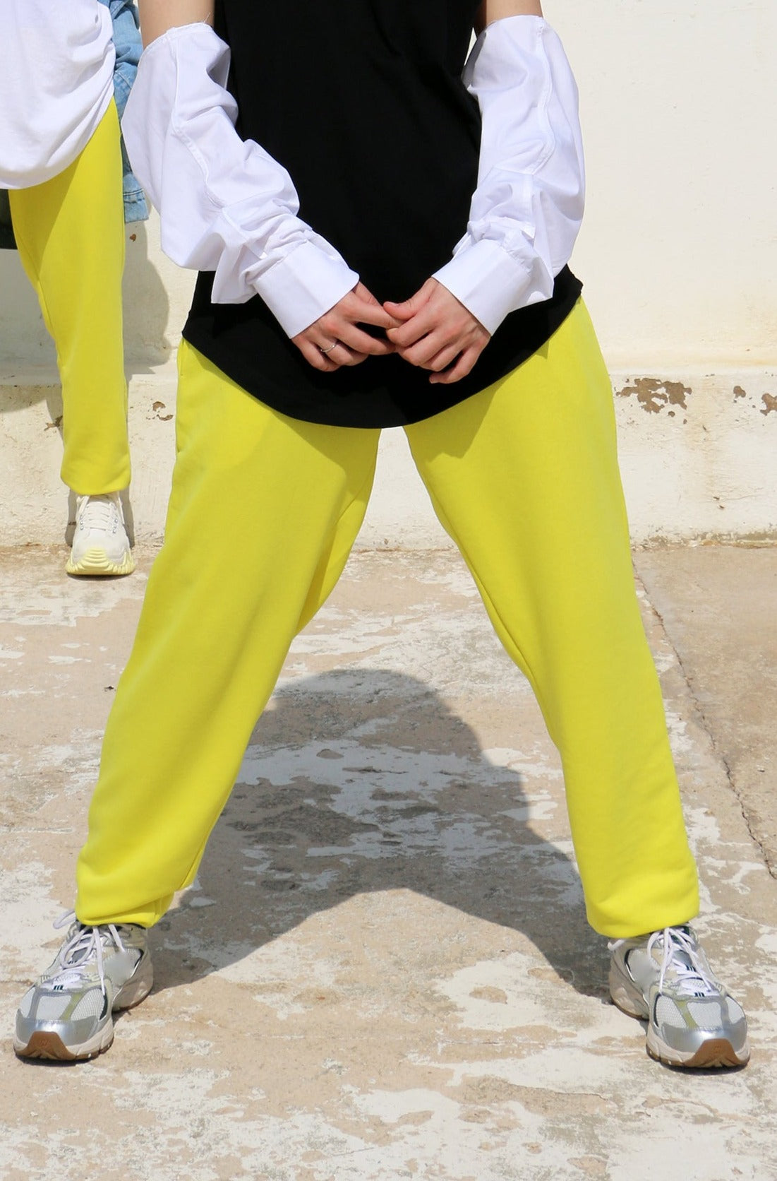 SAPPORO SWEATPANTS LEMON YELLOW