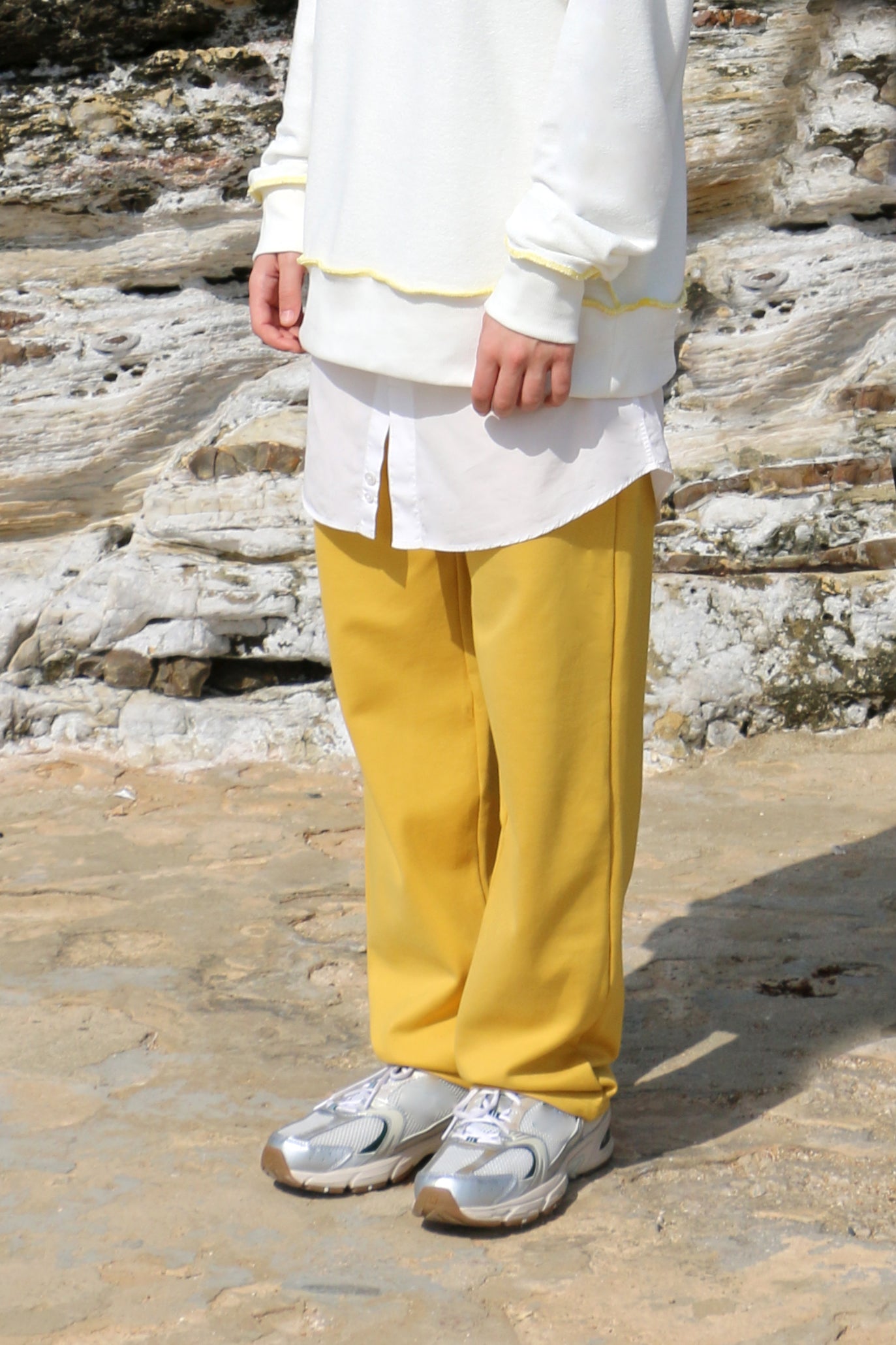 KIKU’ SWEATPANTS/PANTS MUSTARD YELLOW