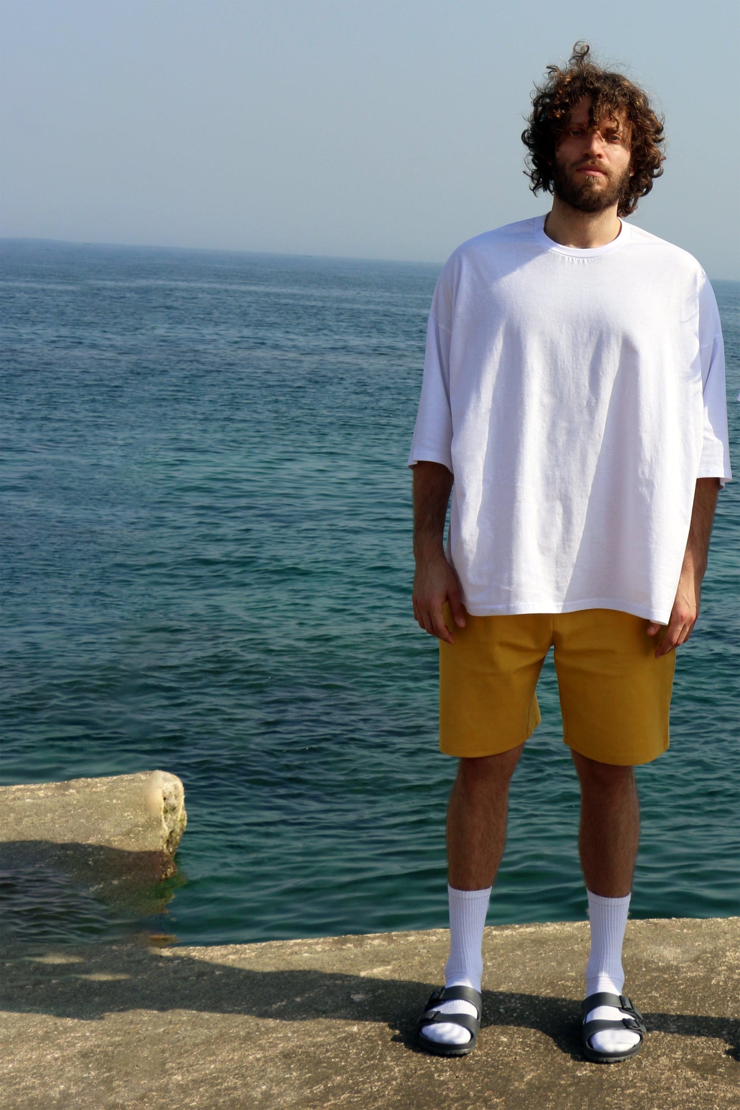 KIKU' SHORTS MUSTARD