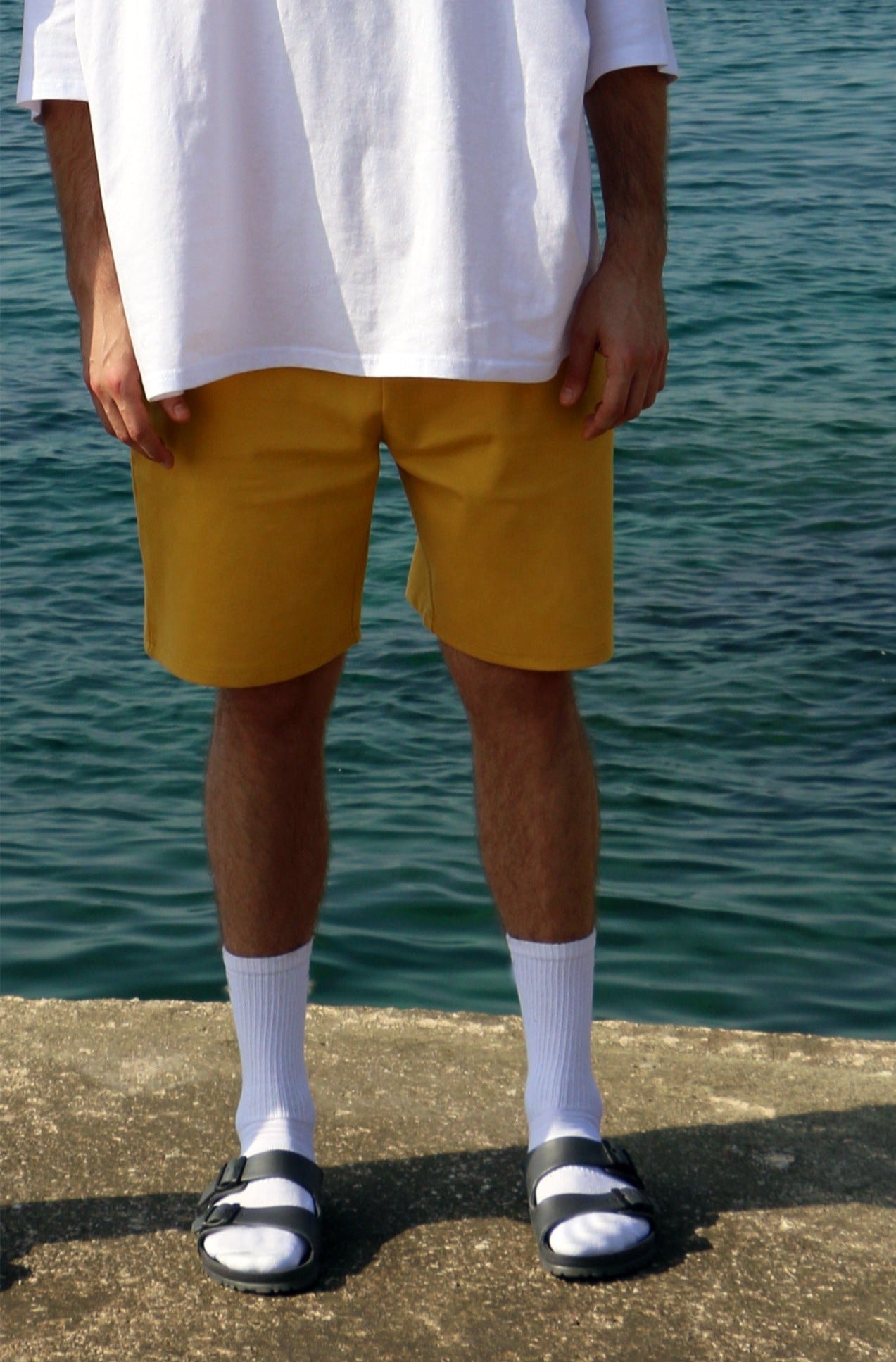 KIKU' SHORTS MUSTARD