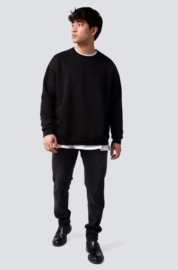 OVERSIZED SWEATSHIRT BLACK